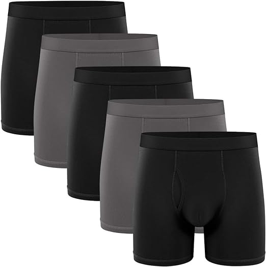 Pack of 5 Cotton Trunk Boxer Shorts for Men