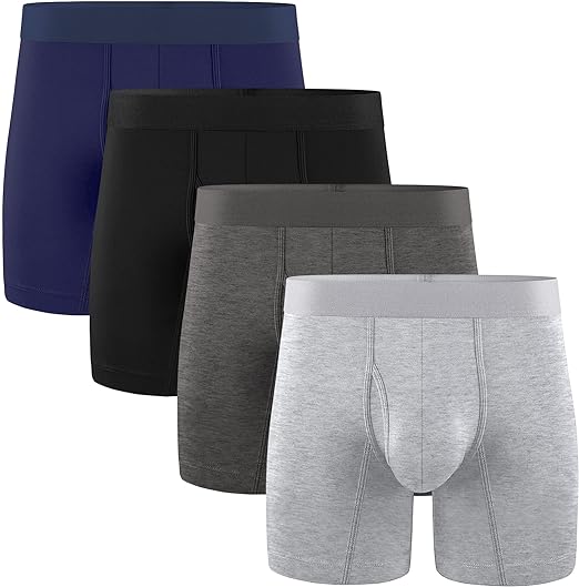 Men's Boxer Shorts Underwear 4 Pack