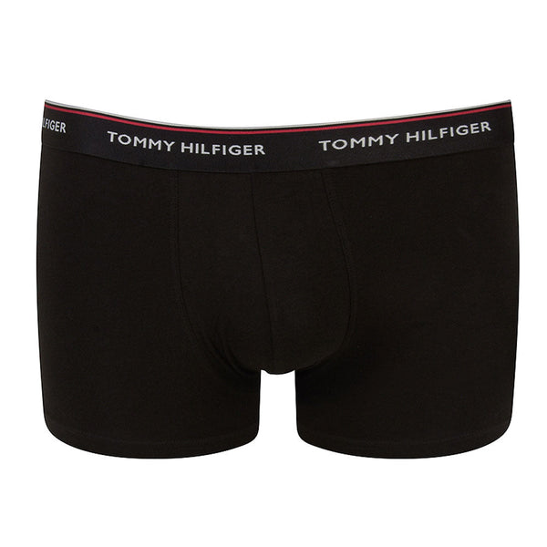 Tommy Hilfiger Premium Essentials Low Rise Underwear Trunks (3-Pack) - Black/Grey Heather/White